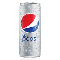 Pepsi 250ml can diet